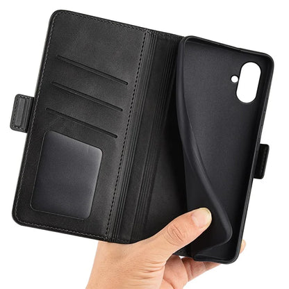 For Samsung Galaxy A05 4G Case Scratch Resistant Leather Wallet Stand Cellphone Cover