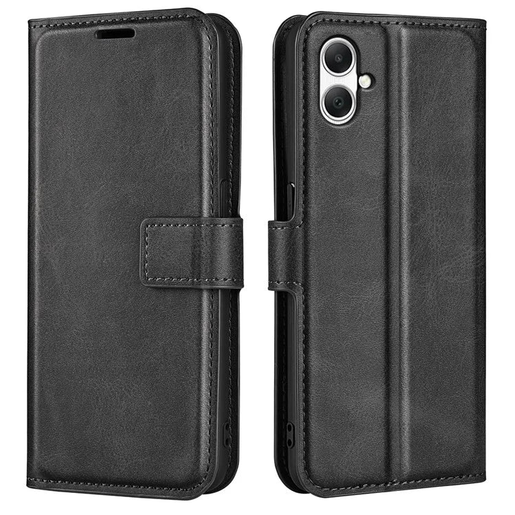 For Samsung Galaxy A05 4G Case Calf Texture PU Leather Phone Wallet Cover