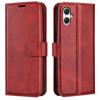 For Samsung Galaxy A05 4G Case Calf Texture PU Leather Phone Wallet Cover