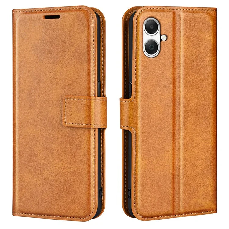 For Samsung Galaxy A05 4G Case Calf Texture PU Leather Phone Wallet Cover