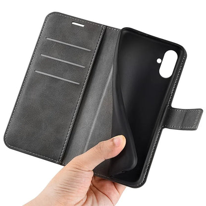 For Samsung Galaxy A05 4G Case Calf Texture PU Leather Phone Wallet Cover