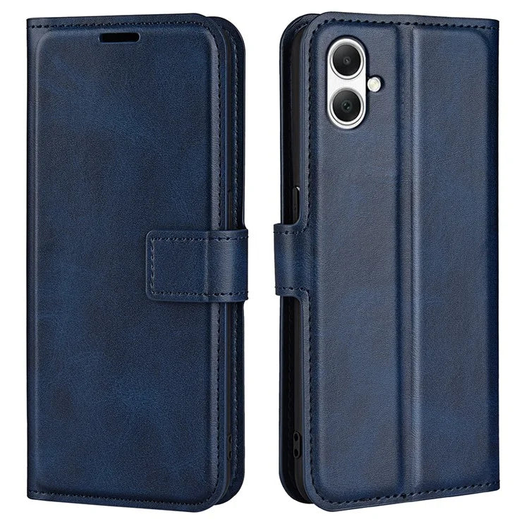 For Samsung Galaxy A05 4G Case Calf Texture PU Leather Phone Wallet Cover