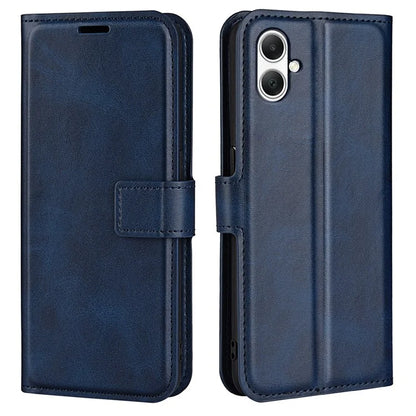 For Samsung Galaxy A05 4G Case Calf Texture PU Leather Phone Wallet Cover