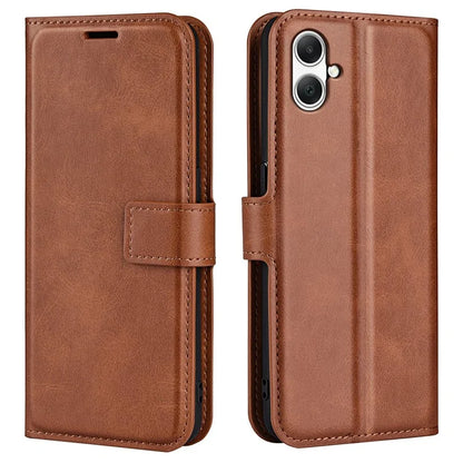 For Samsung Galaxy A05 4G Case Calf Texture PU Leather Phone Wallet Cover