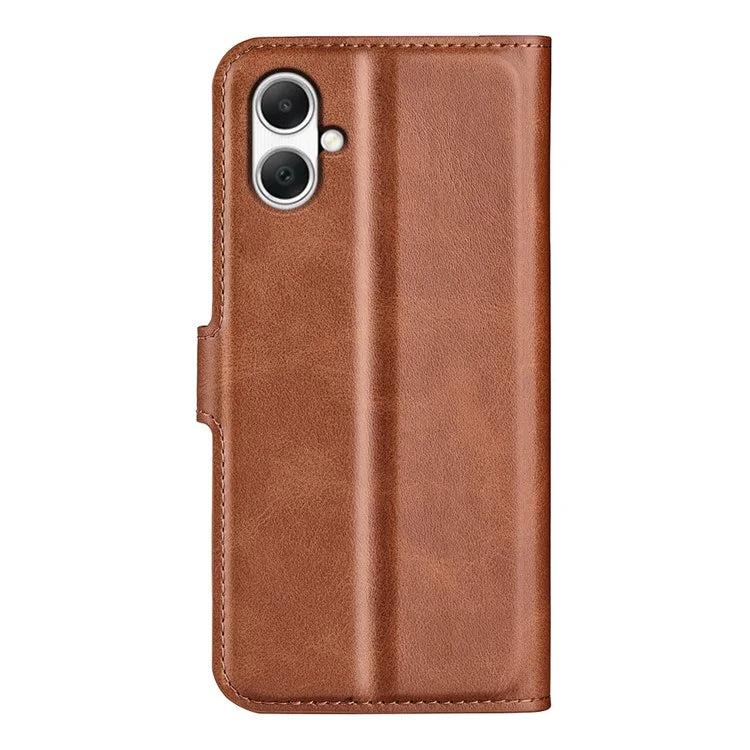For Samsung Galaxy A05 4G Case Calf Texture PU Leather Phone Wallet Cover