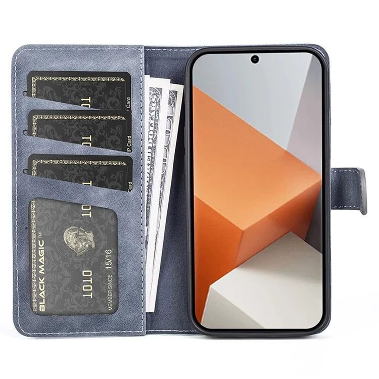 For Xiaomi Redmi Note 13 Pro+ 5G Case Folio Flip PU Leather Wallet Phone Cover