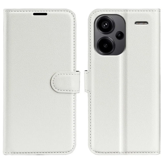 For Xiaomi Redmi Note 13 Pro+ 5G Case Litchi Texture Wallet Stand Leather Phone Shell