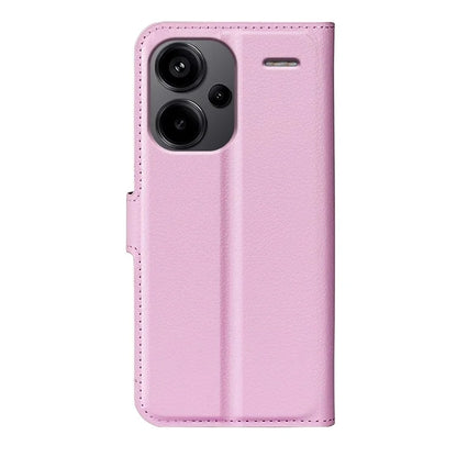 For Xiaomi Redmi Note 13 Pro+ 5G Case Litchi Texture Wallet Stand Leather Phone Shell