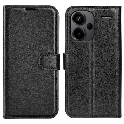 For Xiaomi Redmi Note 13 Pro+ 5G Case Litchi Texture Wallet Stand Leather Phone Shell
