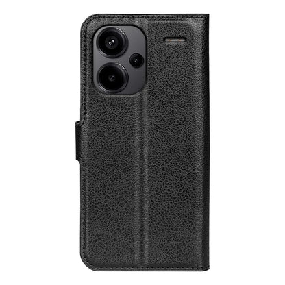 For Xiaomi Redmi Note 13 Pro+ 5G Case Litchi Texture Wallet Stand Leather Phone Shell