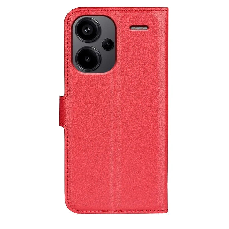 For Xiaomi Redmi Note 13 Pro+ 5G Case Litchi Texture Wallet Stand Leather Phone Shell