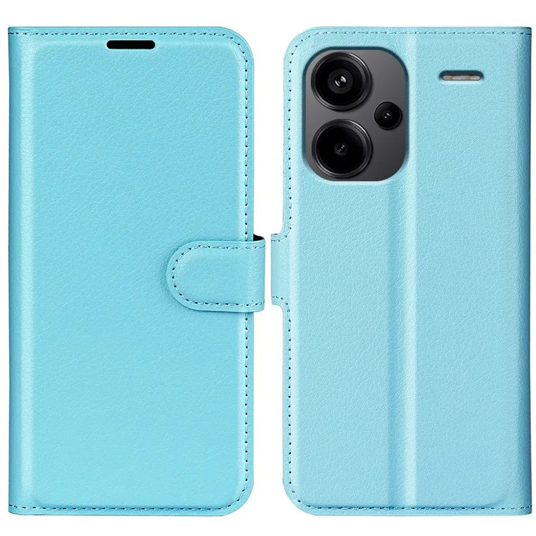 For Xiaomi Redmi Note 13 Pro+ 5G Case Litchi Texture Wallet Stand Leather Phone Shell