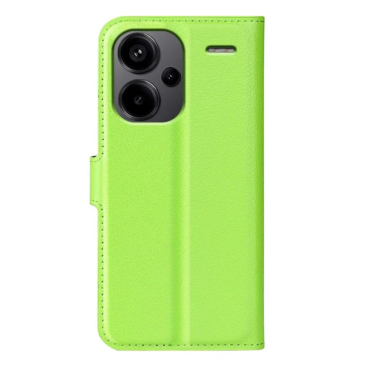 For Xiaomi Redmi Note 13 Pro+ 5G Case Litchi Texture Wallet Stand Leather Phone Shell