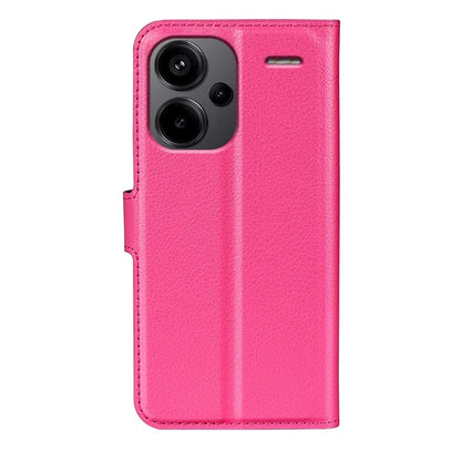 For Xiaomi Redmi Note 13 Pro+ 5G Case Litchi Texture Wallet Stand Leather Phone Shell