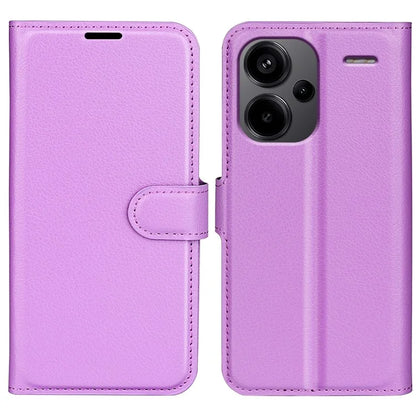 For Xiaomi Redmi Note 13 Pro+ 5G Case Litchi Texture Wallet Stand Leather Phone Shell