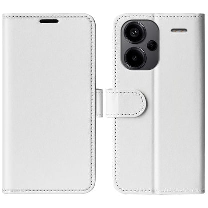 For Xiaomi Redmi Note 13 Pro+ 5G Case PU Leather Magnetic Clasp Phone Cover