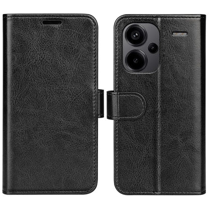 For Xiaomi Redmi Note 13 Pro+ 5G Case PU Leather Magnetic Clasp Phone Cover