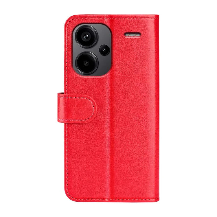 For Xiaomi Redmi Note 13 Pro+ 5G Case PU Leather Magnetic Clasp Phone Cover