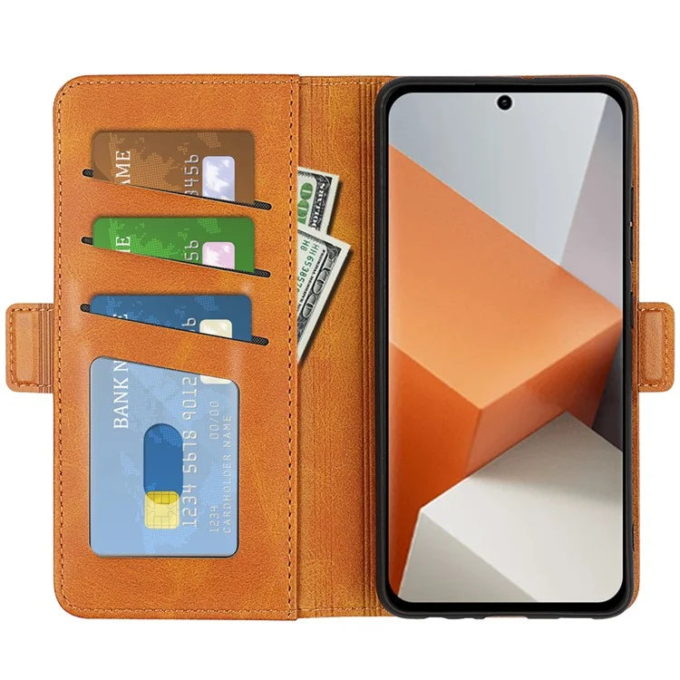 For Xiaomi Redmi Note 13 Pro+ 5G Case Drop Protection Leather Wallet Stand Cellphone Cover