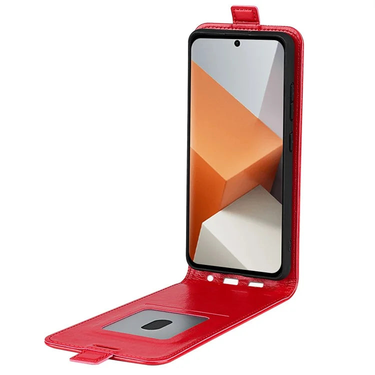For Xiaomi Redmi Note 13 Pro+ 5G Case Crazy Horse Texture Card Holder Leather Phone Cover