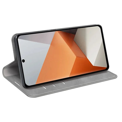 For Xiaomi Redmi Note 13 Pro+ 5G Case PU Leather Skin-touch Phone Wallet Cover