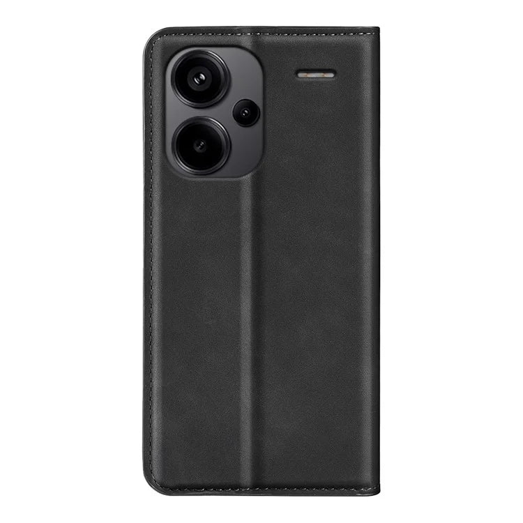 For Xiaomi Redmi Note 13 Pro+ 5G Case PU Leather Skin-touch Phone Wallet Cover