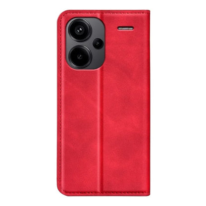 For Xiaomi Redmi Note 13 Pro+ 5G Case PU Leather Skin-touch Phone Wallet Cover