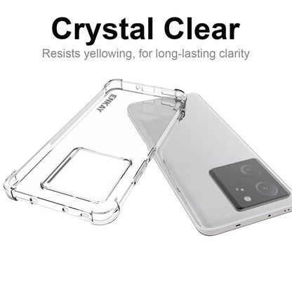 ENKAY HAT PRINCE For Xiaomi 13T / 13T Pro / Redmi K60 Ultra Case TPU Phone Cover with High Aluminium-silicon Glass Film