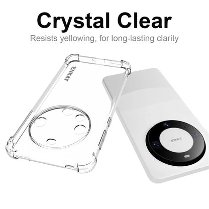 ENKAY HAT PRINCE For Huawei Mate 60 Pro Case TPU Phone Cover with 3D Curved PET Screen Protector