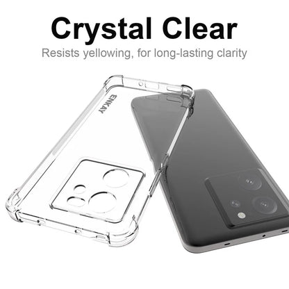 ENKAY HAT PRINCE For Xiaomi Redmi K60 Ultra / 13T / 13T Pro Case TPU Shell Clear Phone Cover with Screen Film
