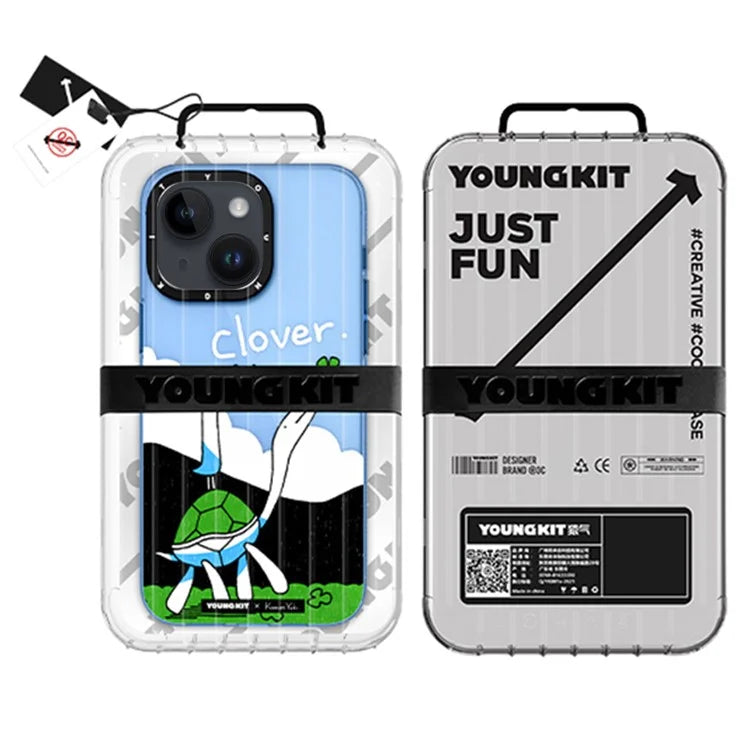 YOUNGKIT IMD PC Phone Protector for iPhone 15 Case Compatible with MagSafe, KOMIRI YUKI Co-Branded