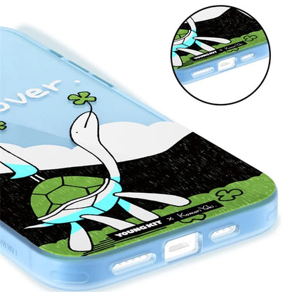 YOUNGKIT IMD PC Phone Protector for iPhone 15 Case Compatible with MagSafe, KOMIRI YUKI Co-Branded