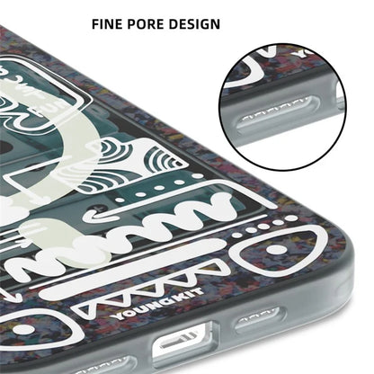 YOUNGKIT For iPhone 15 Case Compatible with MagSafe Anti-Drop IMD PC Phone Shell