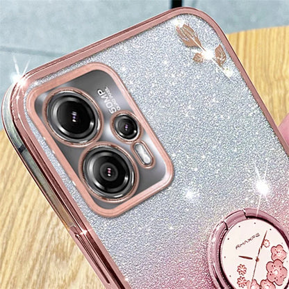 KADEM For Motorola Moto G13 4G / G23 4G Case Rhinestone Soft TPU Kickstand Phone Cover