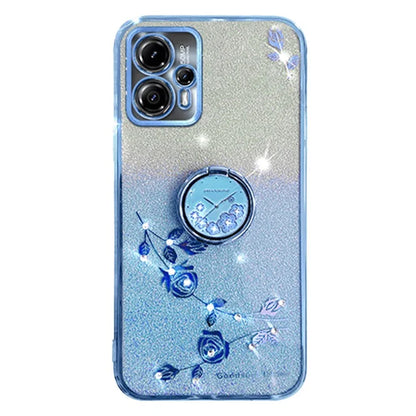 KADEM For Motorola Moto G13 4G / G23 4G Case Rhinestone Soft TPU Kickstand Phone Cover