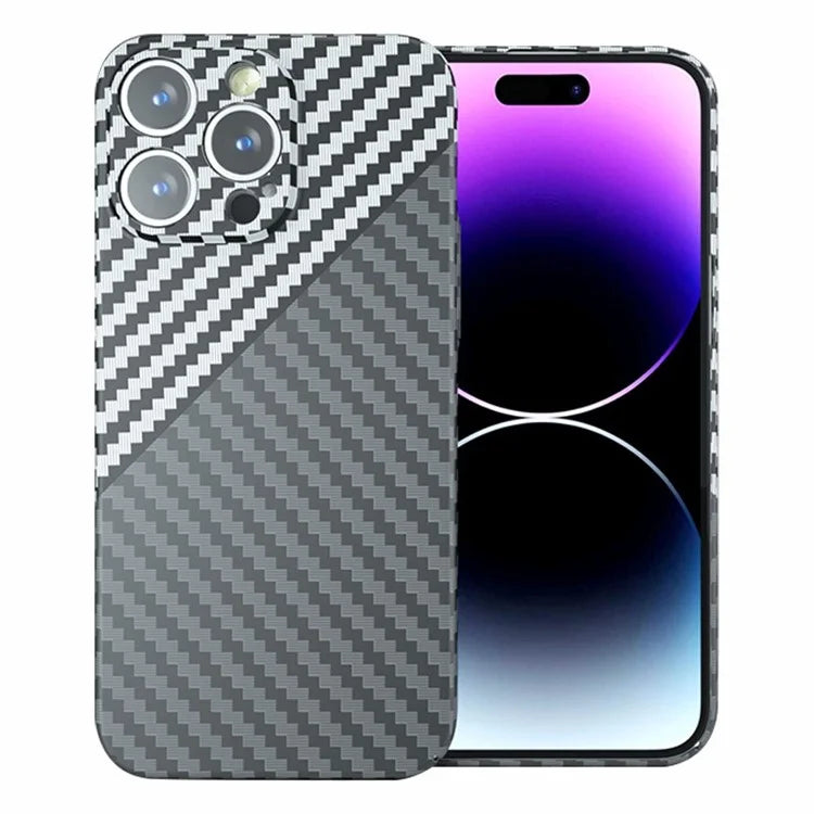 For iPhone 14 Pro Case Splicing Color Hard PC Drop-proof Phone Back Cover