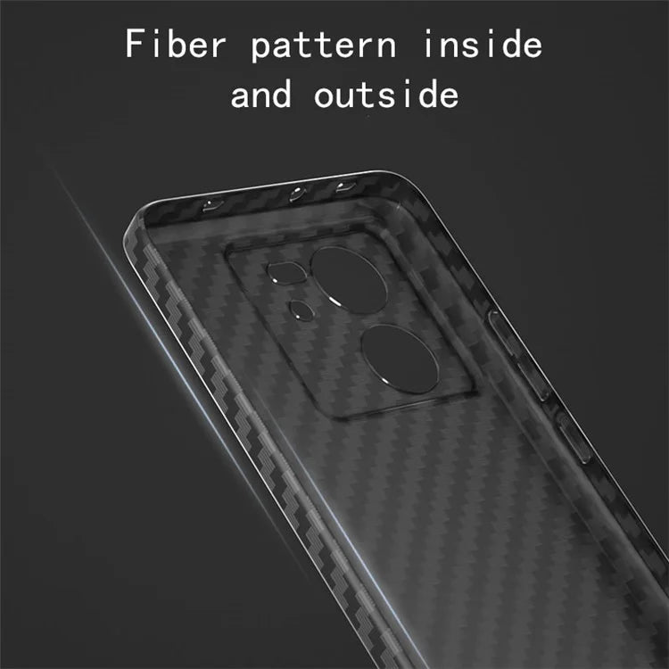 For Xiaomi 13T / 13T Pro Case Splicing Color Carbon Fiber Texture PC Cell Phone Cover