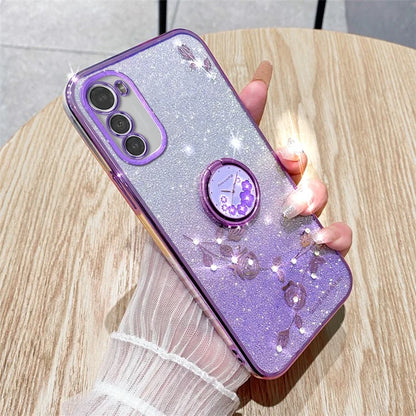 KADEM For Motorola Moto E32 4G / E32s 4G Case Ring Kickstand TPU Smartphone Cover