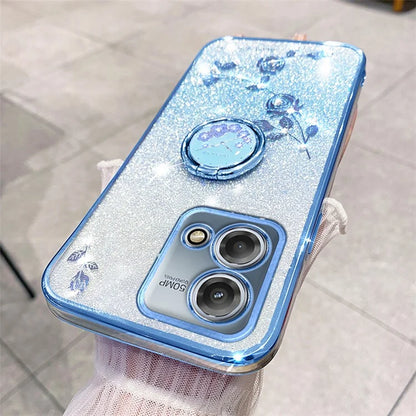 KADEM For Motorola Moto G Stylus 5G (2023) Cover Ring Kickstand Gradient TPU Phone Case