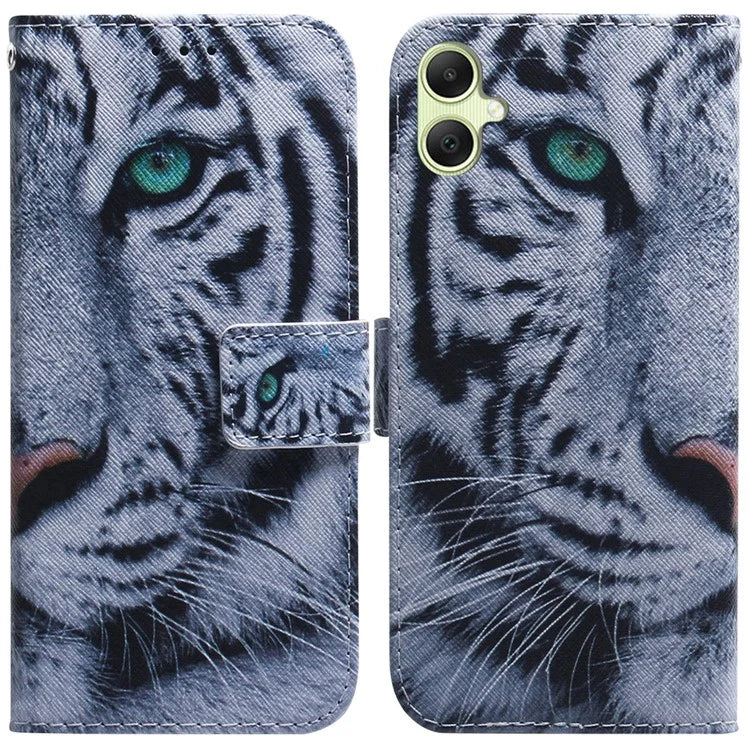 For Samsung Galaxy A05 4G Case PU Leather Wallet Pattern Printing Phone Cover