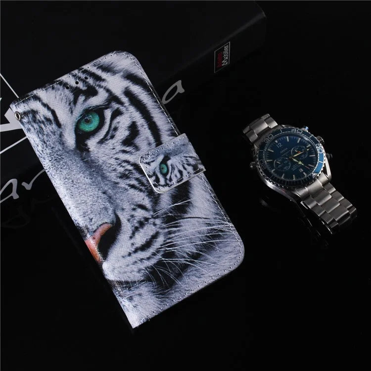 For Samsung Galaxy A05 4G Case PU Leather Wallet Pattern Printing Phone Cover