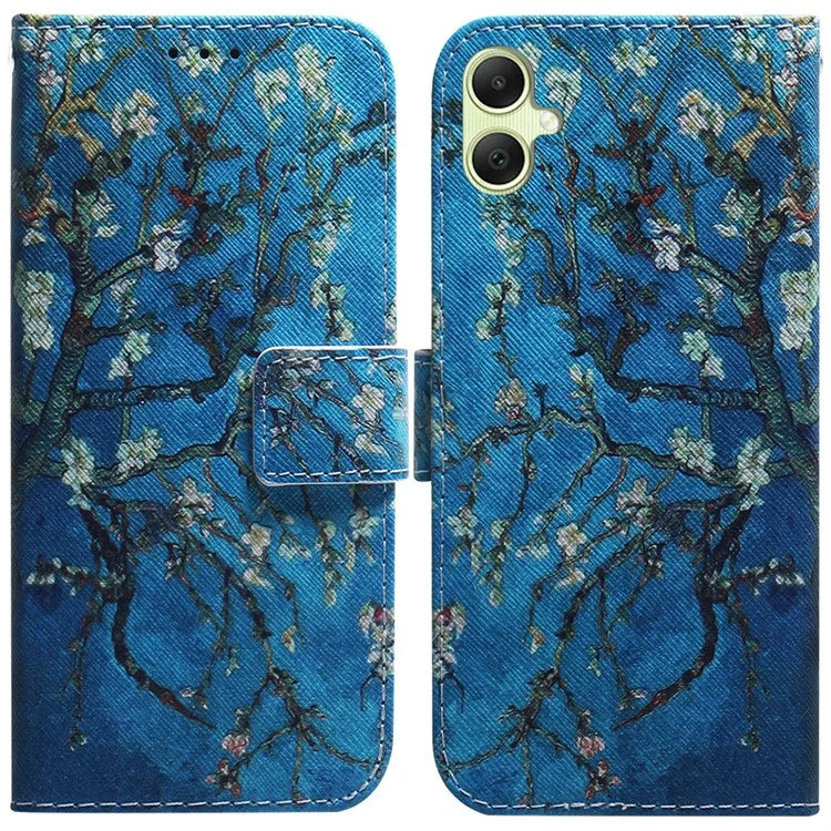 For Samsung Galaxy A05 4G Case PU Leather Wallet Pattern Printing Phone Cover