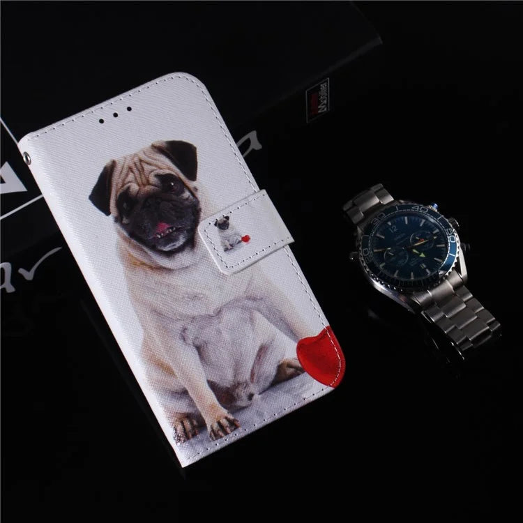 For Samsung Galaxy A05 4G Case PU Leather Wallet Pattern Printing Phone Cover