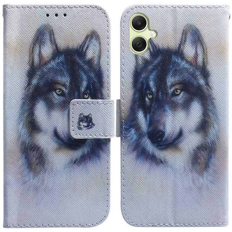 For Samsung Galaxy A05 4G Case PU Leather Wallet Pattern Printing Phone Cover