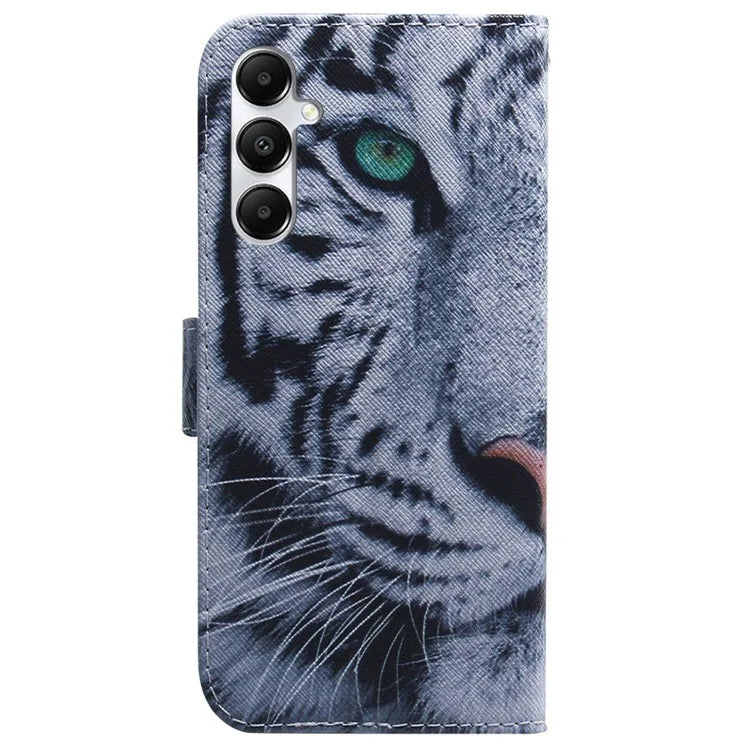 For Samsung Galaxy A05s 4G Case Pattern Printing PU Leather Stand Phone Cover