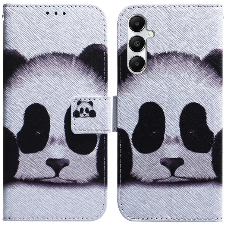 For Samsung Galaxy A05s 4G Case Pattern Printing PU Leather Stand Phone Cover