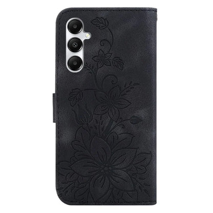 For Samsung Galaxy A05s 4G Case Flower Imprint Leather Wallet Mobile Phone Cover