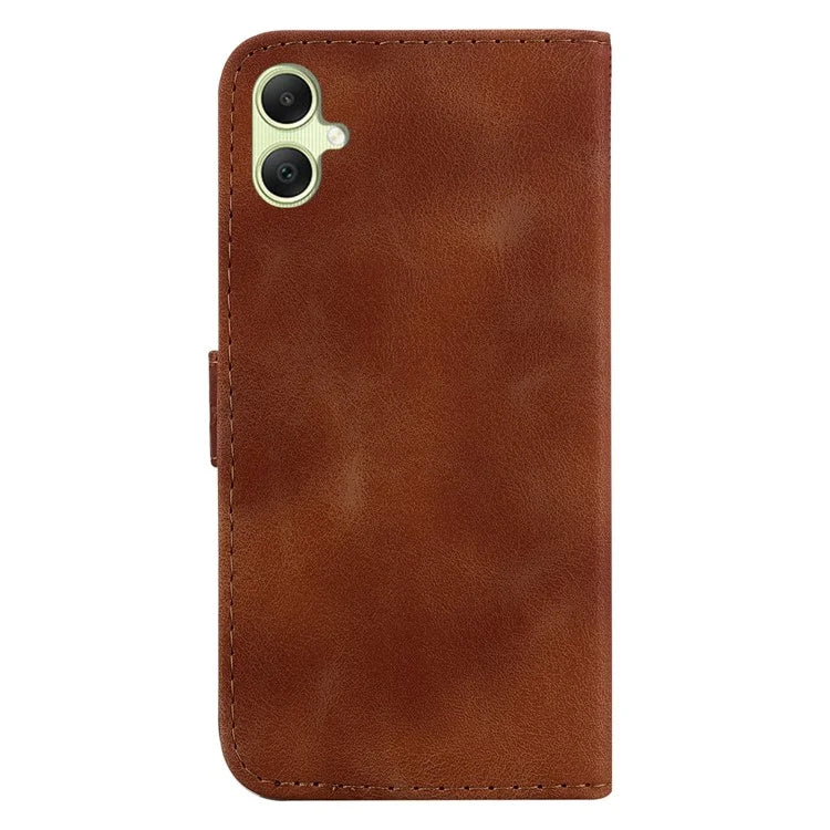 For Samsung Galaxy A05 4G Case PU Leather 7-Shape Imprinted Phone Stand Cover