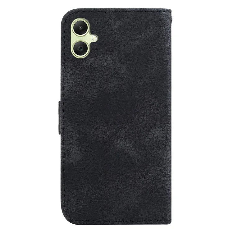 For Samsung Galaxy A05 4G Case PU Leather 7-Shape Imprinted Phone Stand Cover