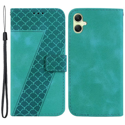 For Samsung Galaxy A05 4G Case PU Leather 7-Shape Imprinted Phone Stand Cover